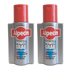 알페신 파워그라우 샴푸 200ml(흰/회색머리전용) 2개