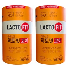 종근당건강 락토핏 코어 생유산균 60포 6통 360일분 프로바이오틱스