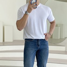 빠델 남성 기능성 운동복 헬스 머슬핏 반팔티셔츠