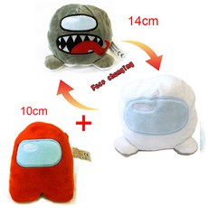 어몽어스 인형 피규어 임포스터 봉제 귀여운 음성 중 Plushie 게임 크리스마스 Ka, 04 빨간