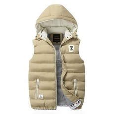 5XL 남성 겨울 조끼 모자 분리형 다운 조끼 캐주얼 조끼 민소매 자켓 남성 후드 조끼 아웃웨어 따뜻한 코트 방풍