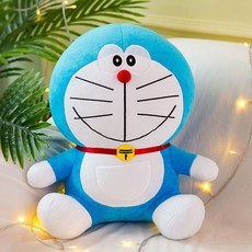 도라에몽 인형 봉제인형 쿠션 뽀글이 도라에몽 봉제인형 선물, B, 25cm