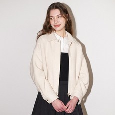 올리브데올리브 [On-line exclusive] 부클 집업 블루종 점퍼 OH3SCM145