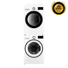 LG 트롬 세탁기 건조기세트 F19WDBU-9WL (F19WDBU+RH19WTLN)19KG+19KG 1등급 화이트
