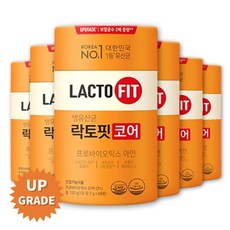 종근당건강 락토핏 생유산균 코어 업그레이드 리뉴얼 6통 SJ, 상세페이지 참조, 상세페이지 참조
