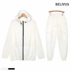 빌리버스 남자 바람막이 셋업 BX002 후드 집업 조거 팬츠 세트 트레이닝복