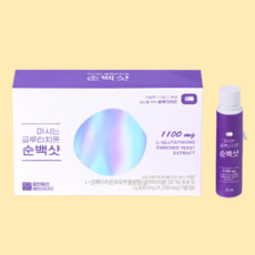 장인정신에브리데이 순백샷 글루타치온 액상형 액상 1100mg, 2박스(28개입) 박스당 51950원