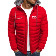 고어텍스낚시복 Daiwa-낚시자켓 남성 긴소매 아우터 의류 따뜻한 코트 퀼트 패딩 두꺼운 파카 슬림핏 윈드브레이커, [02] M, [02] 2