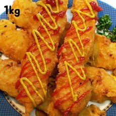순살 치킨 후라이드 닭꼬치 1kg X10봉 (100gX100개), 1, 즉석반조리식품