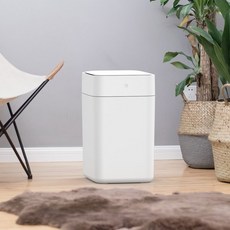 샤오미 토뉴 오즈캔 자동개폐 자동밀봉 무선 스마트 쓰레기통 T1S, 토뉴 T1S 화이트