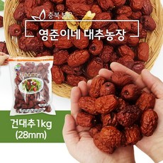 보은 건대추 1kg GAP 인증 농가 영준이네 대추농장, 28mm, 단품