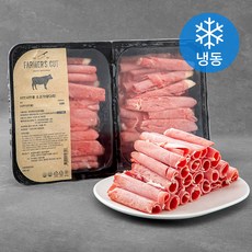 [쿠팡수입] 파머스컷 호주산 샤브샤브용 소고기 (냉동), 500g, 2개