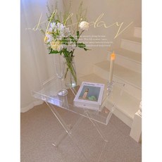 아크릴 메종드꼼마접이식 매직볼트 가필드탁자 빌드웰러 텍타 이사무노구치 산다라박테이블, 블랙