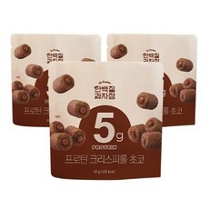 단백질과자점 프로틴 크리스피롤 초코맛, 6개, 30g