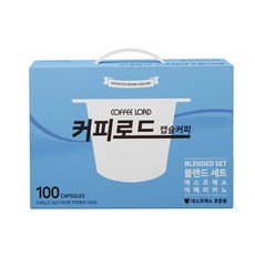 커피로드 블렌딩 2종 대용량 캡슐커피 100개입 5.3g, 1개