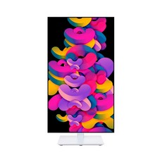 주연테크 68cm 4K UHD 모니터 USB C 65W 피벗 화이트, V27UI-60M(일반)