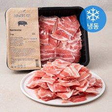 [쿠팡수입] 파머스컷 옛날 삼겹살 구이용 (냉동), 1kg, 1개