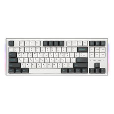 mg 콕스 유선 기계식 키보드/ck01 tkl pbt 갈축