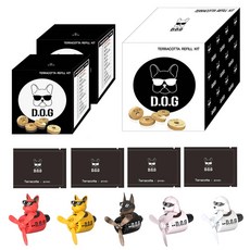 도그독 에어휠 차량용 방향제 전용 리필킷 2팩세트, (2팩리필세트) 에어휠, 피톤치드 x 2팩