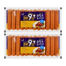 [목우촌] 주부9단 프랑크 소시지, 500g, 2개