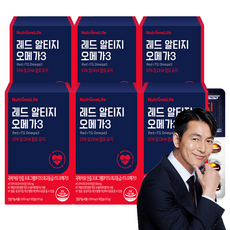 뉴트리원 크릴오일 최고등급인증 알티지 오메가3 혈행 혈관 건강기능식품 30캡슐, 30정, 6박스
