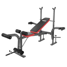 OneTwoFit 접이식 벤치프레스 각도조절 역기벤치 웨이트 다이어트 벤치 멀티형, 혼합색상