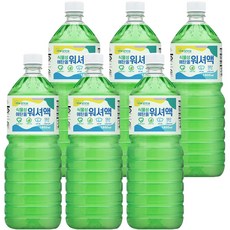 샤인 식물성 에탄올 워셔액, 1.8L, 6개