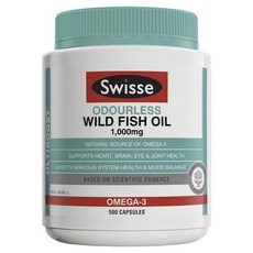스위스 명품 생선 냄새없는 피쉬 오일 1000mg 오메가3 영양제 500정, 1병