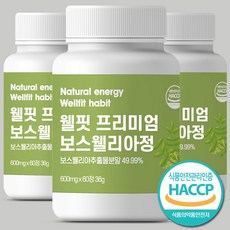 내추럴에너지 웰핏 2세대 인도산 보스웰리아 정, 3박스