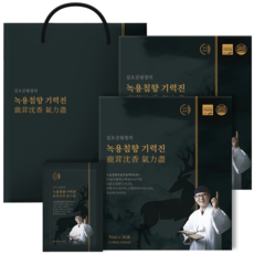 김오곤원장 녹용 침향 기력진 + 쇼핑백 세트, 60포, 2개