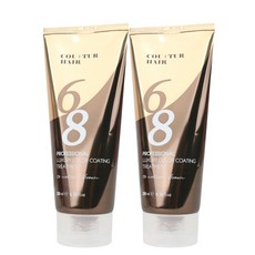(1+1)꾸띄르헤어 컬러코팅 트리트 내추럴브라운 200ml, 2개