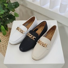 와이코스모 천연소가죽 샴페인 로퍼 쿠션 1.5 cm 발편한 천상계 착화감 여성 단화 말랑말랑 쿠션감