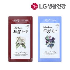 LG생활건강 드봉엘라스틴 일회용샴푸, 100개