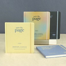 [아이코닉] 아이코닉 턴 더 페이지 다이어리 6개월 만년형 플래너, 03 블루 소다