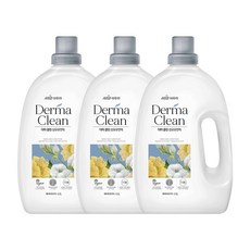 비건인증 섬유유연제 아우라 더마클린 베이비파우더_섬유유연제 1.5L 용기*3개, 단품