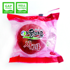 GAP인증 씻어나온 경북 세척사과 홍로 부사 껍질째 먹는 꿀 사과 가정용 선물용 소과 중소과 1박스 2kg 3kg 5kg, 4. 세척사과 중소과 3kg(12~15과 내외), 1개
