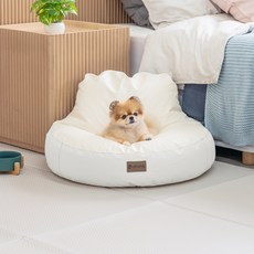 디팡 펫 플레이 빈백 방석, 라이트 그레이