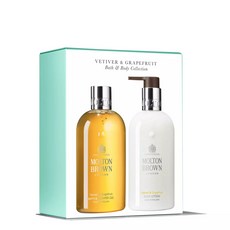 [영국] 몰튼 브라운 왕실 베티베르 자몽 바디워시 바디로션 샤워젤 세트 300ml 2개입
