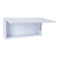 두진 욕실 상부 플랩장 DW-H301, 화이트, 1개