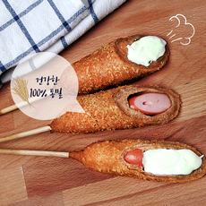 <다사마켓> 100% 우리통밀 다이어트핫도그 통밀핫도그 소세지5+ 치즈5 +통치즈5 1200g 15개