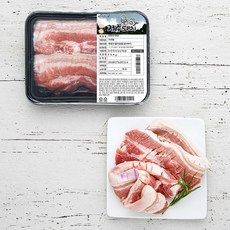 파머스팩 제주 돼지 미박칼집삼겹살 구이용 (냉장), 500g, 1팩