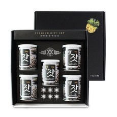 [산지직송] 가평 잣 선물세트 5캔(백잣2개+황잣3개), 단품