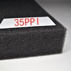 고구마 구피 어항 여과기 무소음기포기 50x50cm 검은 여과 거품 sml 생화학 면화 필터 수족관 물고기 탱크 연못 거품 스폰지 필터 긴 사용 시간 223, M 포어 35ppi, 50x50x4CM