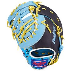 롤링스(Rawlings) 야구 연식 HOH가죽 CRUSH THE STONE 퍼스트 미트, 색소폰/네이비