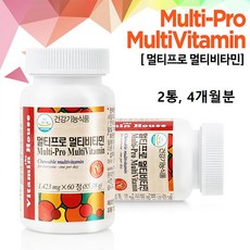여성 종합비타민 영양제 멀티비타민 앤 미네랄 비타민B 판토텐산 비타민C 엽산 여자 포우먼 20대 30대 40대 50대 50+ 60대 실버 가족 추천 비타민k 요오드 없는 식약처인증, 2통, 1통당 60정