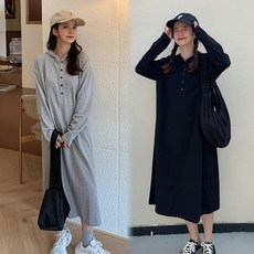 주디앤 여성 프랑크 겨울 단추 후드 롱원피스 리빙공감