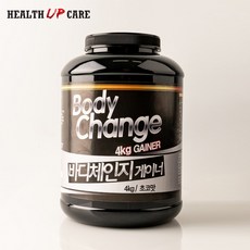 바디체인지 게이너 4kg 초코맛 살찌는 벌크 헬스보충제 쉐이크통무료, 1개