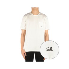 [CP컴퍼니] (12CMTS038A 006130G 103) 남성 로고 반팔 티셔츠