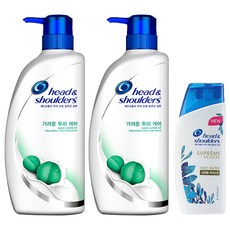 헤드앤숄더 가려운 두피케어 샴푸 세트 850ml 2p + 80ml, 1세트