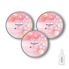 팔레트 슬라임 3p + 액티베이터, 벚꽃조화(슬라임)
